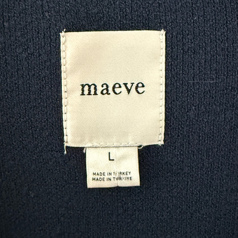 NWOT Maeve by Anthropologie Navy Sweater - Picture 6 of 9